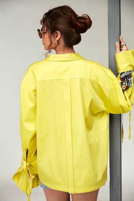 Zilaire High-Low Hand Painted Shirt 