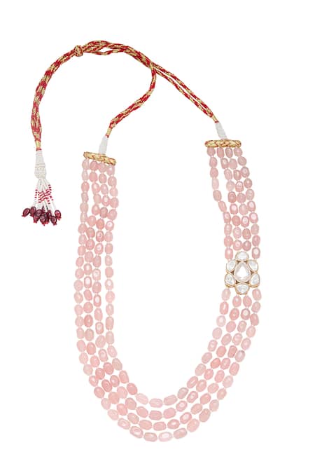 Moh-Maya By Disha Khatri Gold Plated Kundan Polki Long Necklace 