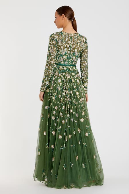 Mac Duggal Flower Garden Embellished Gown 