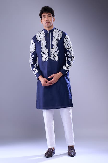 Arihant Rai Sinha Floral Vine Embroidered Kurta Set 