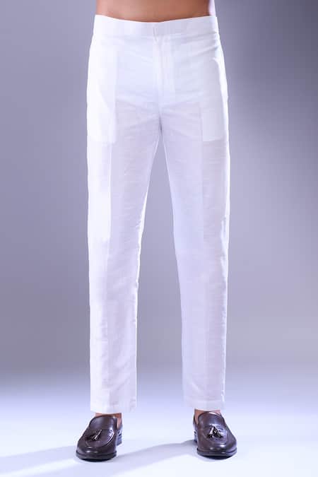 Arihant Rai Sinha Peach Polyester, Silk Embroidery Flower Bloom Kurta Set at Aza Fashions Arihant Rai Sinha_Peach Polyester, Silk Embroidery Flower Bloom Kurta Set _at_Aza_Fashions