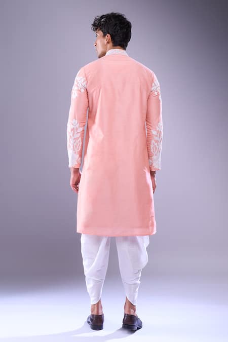 Arihant Rai Sinha Flower Vine Embroidered Kurta & Patiala Pant 