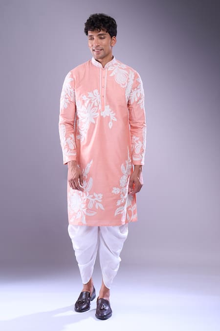 Arihant Rai Sinha Flower Vine Embroidered Kurta & Patiala Pant 