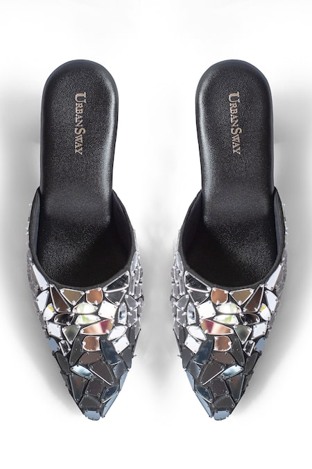 Urbansway Mosaic Mirror Mule Heels 