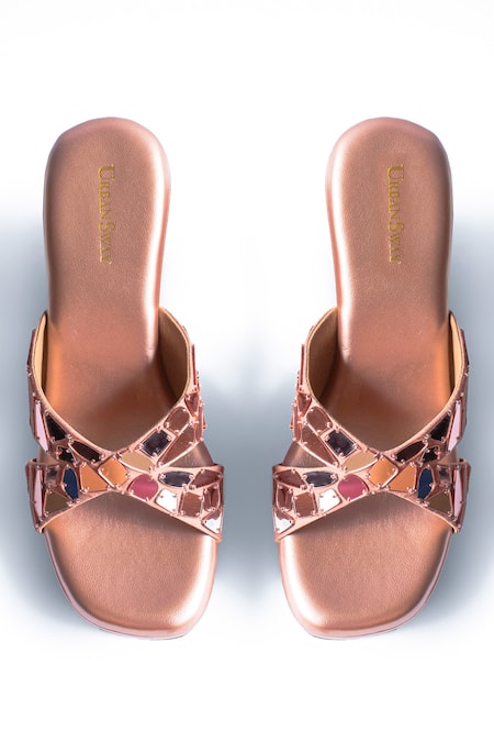 Urbansway Mosaic Mirror Criss Cross Wedges 