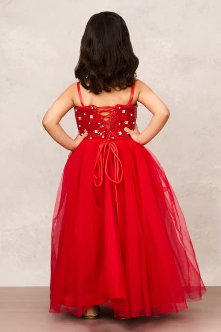 Pinkcow designs pvt ltd Sequin Embellished Cape & Gown Set 