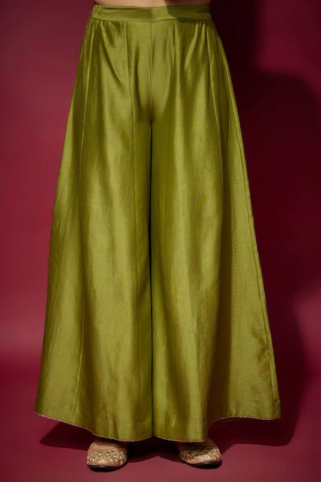 The Aarya Green Organza, Handloom Cotton Beads, Sequins Floral Zardozi Semi Anarkali Set Online at Aza Fashions The Aarya_Green Organza, Handloom Cotton Beads, Sequins Floral Zardozi Semi Anarkali Set _Online_at_Aza_Fashions