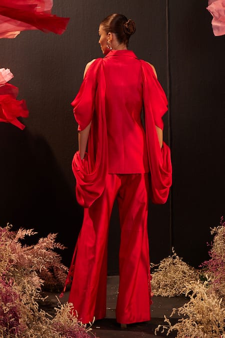 Rishika Singh Florence Embroidered Jacket & Flared Pant 