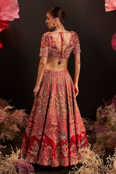 Rishika Singh Bahar Embroidered Bridal Lehenga Set 