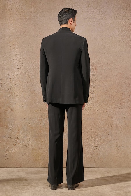 Tarun Tahiliani Bloom Patchwork Bandhgala Set 