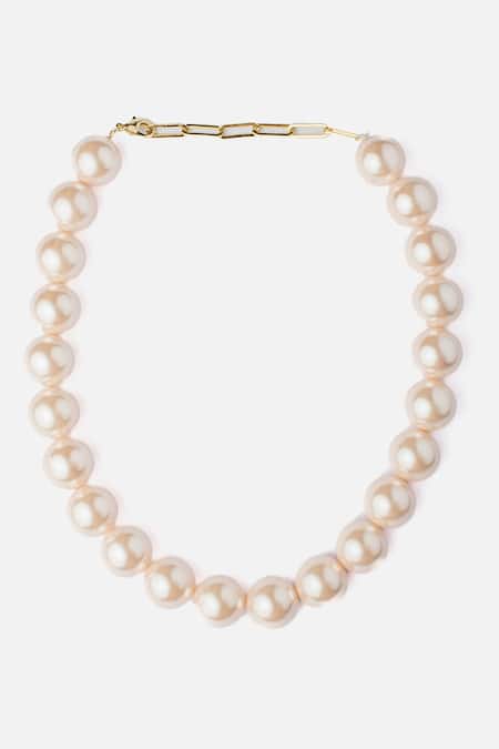 Vivinia By Vidhi Mehra Gold Plated Pearl Choker