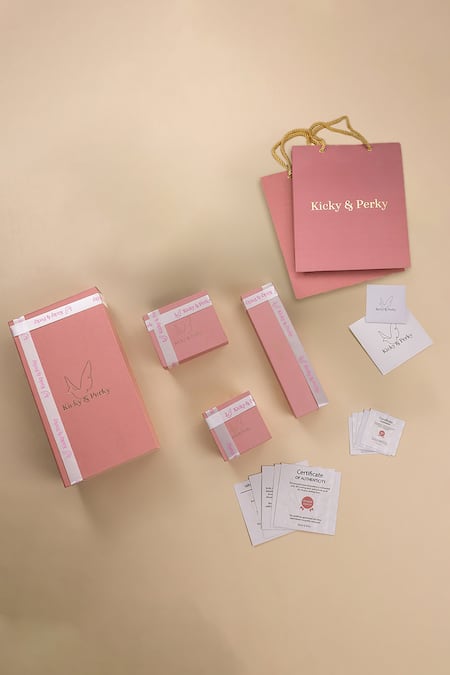 Shop Kicky & Perky Gold Plated U Shaped Pendant Necklace Shop_Kicky & Perky_Gold Plated U Shaped Pendant Necklace