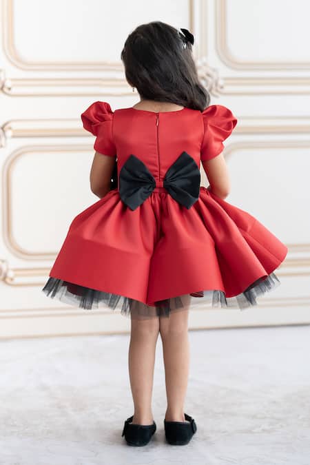 Ruchika Lath Label 3D Floral Applique Dress 