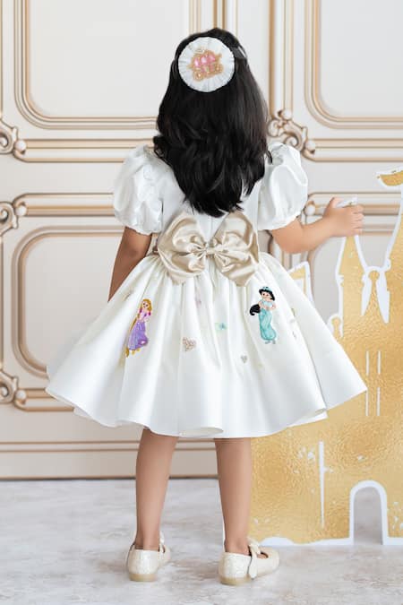 Ruchika Lath Label Disney Princess Applique Placement Dress 