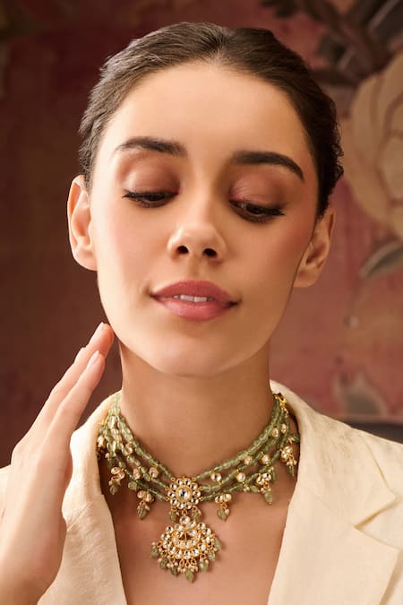 Paisley Pop Bahar Kundan Choker Necklace 