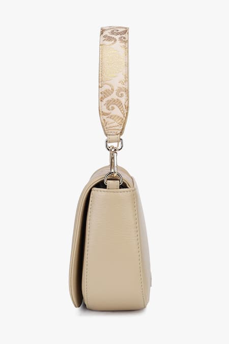 Tan & Loom_Pink Embroidery Pastel Bloom Woven Clutch Bag _Online_at_Aza_Fashions