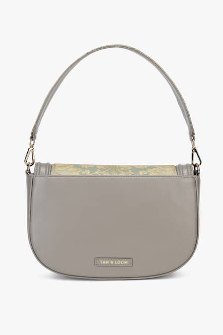 Tan & Loom Floral Bloom Woven Clutch Bag 