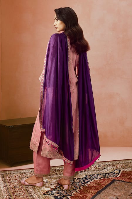 Punit Balana Marodi Embroidered Kurta Pant Set 