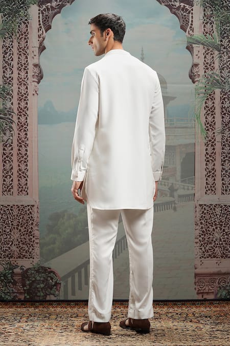 Asuka Feather Handpainted Short Kurta Set 