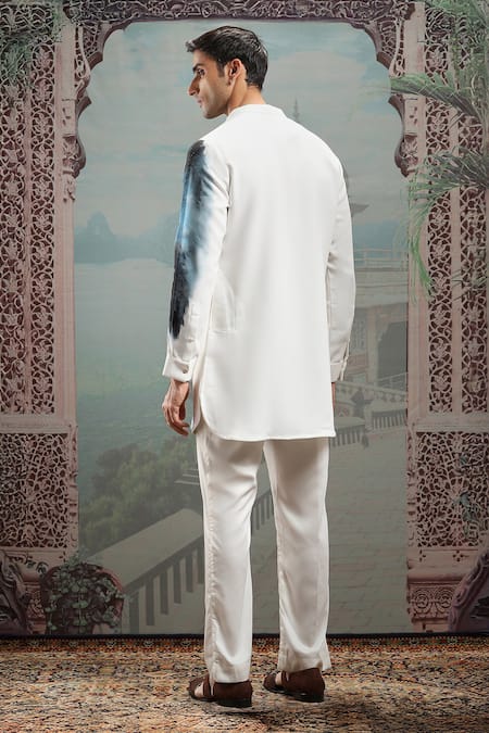 Asuka Embellished Handpainted Kurta With Pyjama 