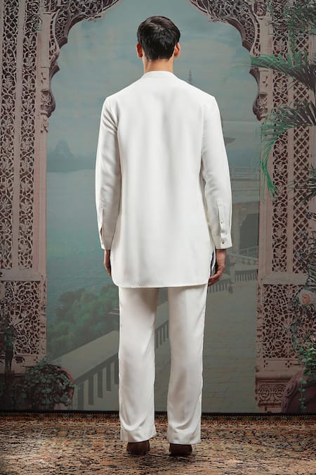 Asuka Hand Painted Embroidered Kurta & Pyjama Set 