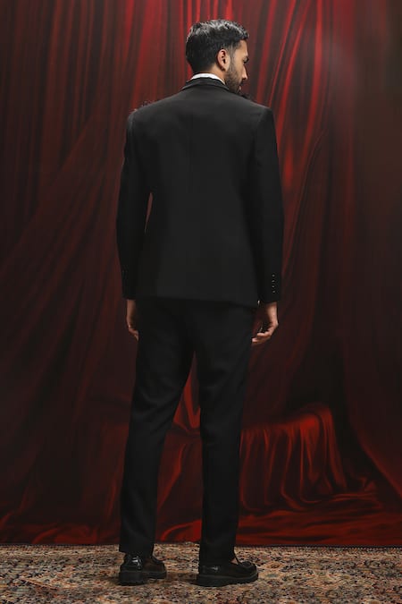 Asuka Tassel Cutdana Embroidered Tuxedo Set 