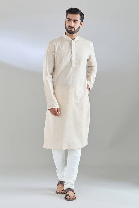 Buy Arihant Rai Sinha Beige Polyester, Cotton Textured Kurta With Churidar Online at Aza Fashions Buy_Arihant Rai Sinha_Beige Polyester, Cotton Textured Kurta With Churidar _Online_at_Aza_Fashions