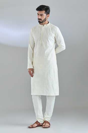 Buy Arihant Rai Sinha Cream Polyester, Cotton Sequins, Embroidery Kurta Set Online at Aza Fashions Buy_Arihant Rai Sinha_Cream Polyester, Cotton Sequins, Embroidery Kurta Set _Online_at_Aza_Fashions