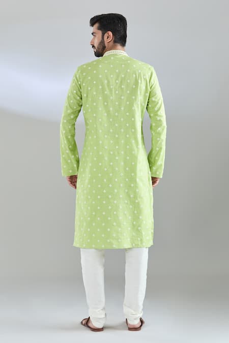 Arihant Rai Sinha Geometric Embroidered Kurta Set 