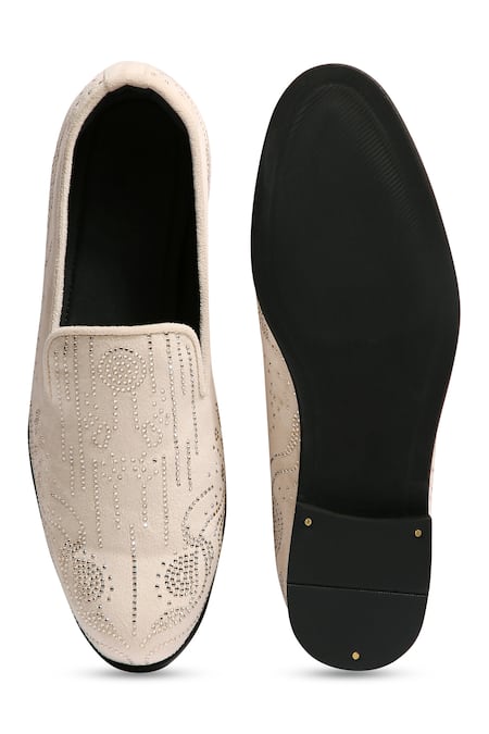 Asuka Celestial Velvet Hand Embroidered Loafers 