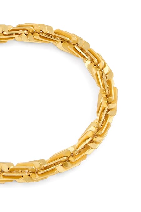 Buy_Mnsh_Gold Plated Multi-chain Link Necklace_Online_at_Aza_Fashions