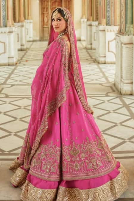 Kaynaat By Aanchal Sawhney Embellished Nakshi Lehenga Anarkali Set 