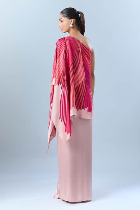 Amit Aggarwal Abstract Printed Asymmetric Top 