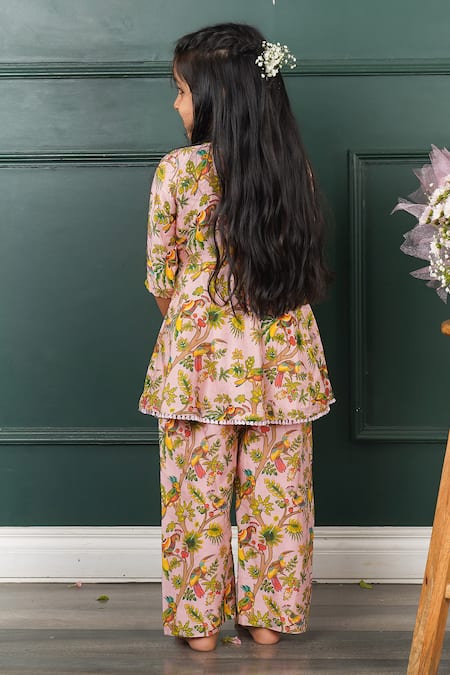 Shruti Jalan Forest Print Angrakha & Salwar Set 