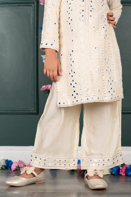 Buy Shruti Jalan Beige Georgette, , Satin Mirrors, Embroidery Thread And Kurta Set Online at Aza Fashions Buy_Shruti Jalan_Beige Georgette, , Satin Mirrors, Embroidery Thread And Kurta Set _Online_at_Aza_Fashions