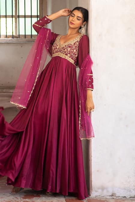 Enamour By Radha Bahar Embroidered Anarkali Set 