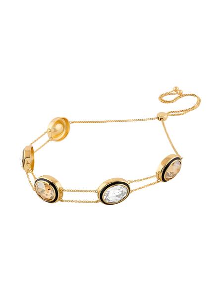 Isharya Gold Plated Crystals Embellished Choker Online at Aza Fashions Isharya_Gold Plated Crystals Embellished Choker_Online_at_Aza_Fashions