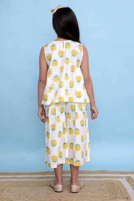 Kalp Floral Boota Printed Top & Pant Set 