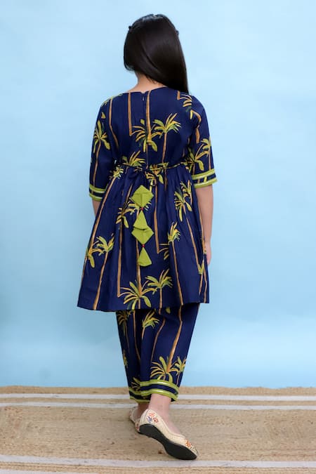 Kalp Gathered Kurta & Palazzo Set 