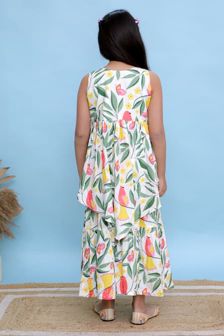 Kalp Wildwood Printed Shrug Sharara Set 