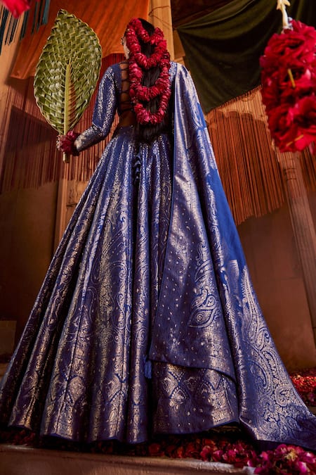 Safaa The Nur Chashma Woven Anarkali Set 