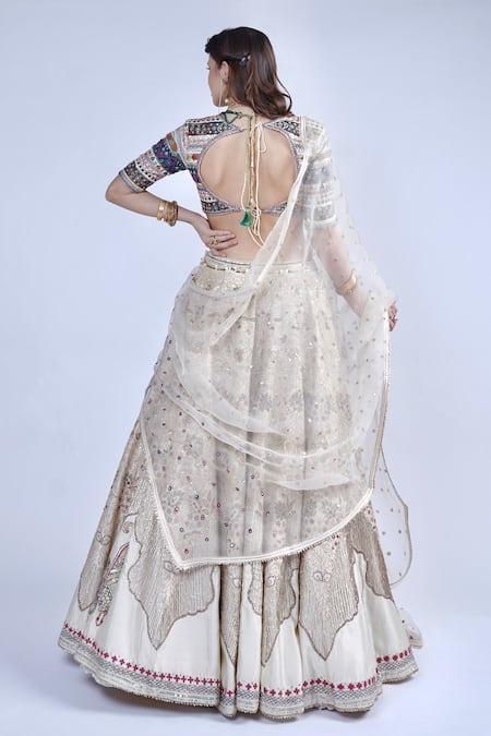 Neha & Tarun Dori & Thread Embroidered Lehenga Set 