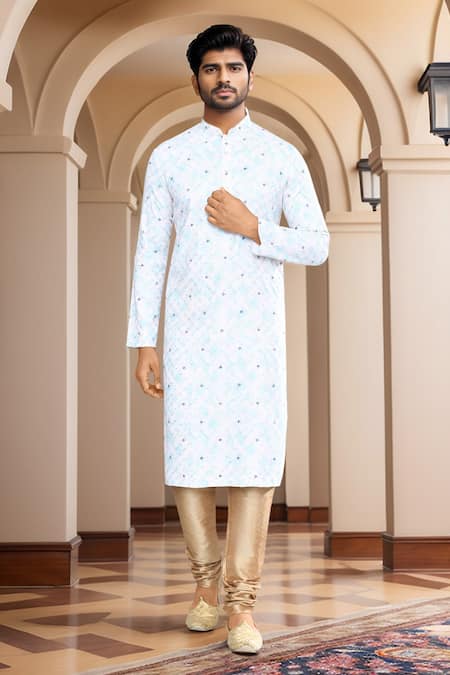 Arihant Rai Sinha Geometric Pattern Kurta Set 