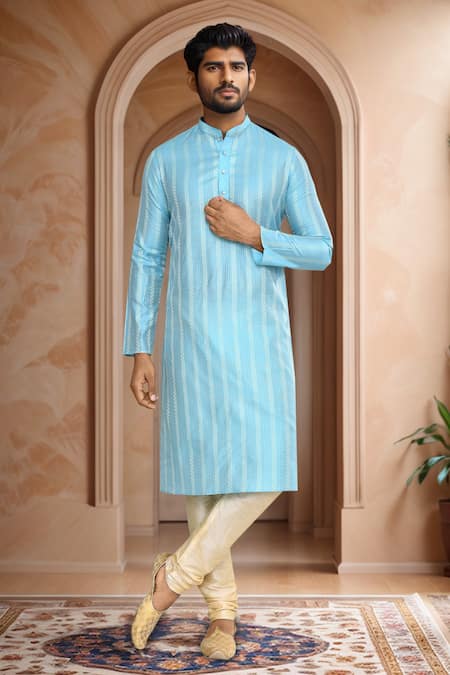 Arihant Rai Sinha Linear Woven Kurta Set 