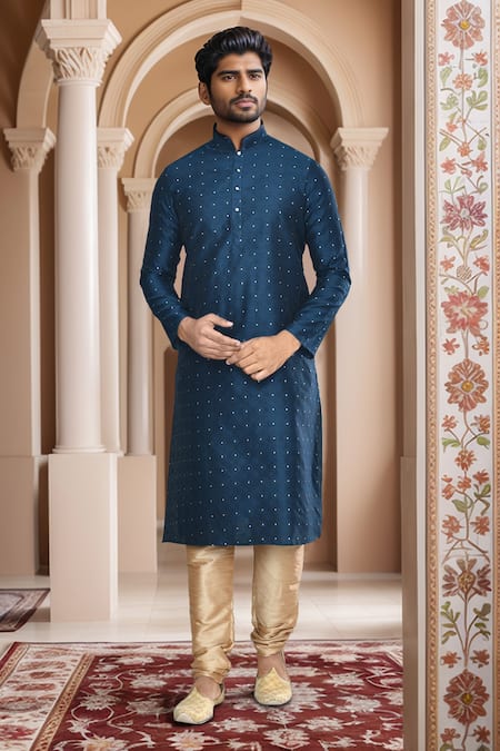 Arihant Rai Sinha Geometric Shape Woven Kurta Set 