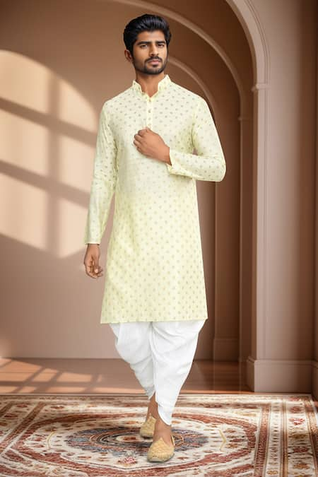 Arihant Rai Sinha Woven Straight Kurta & Patiala Set 