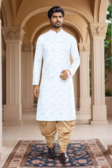 Arihant Rai Sinha Woven Straight Kurta & Patiala Set 