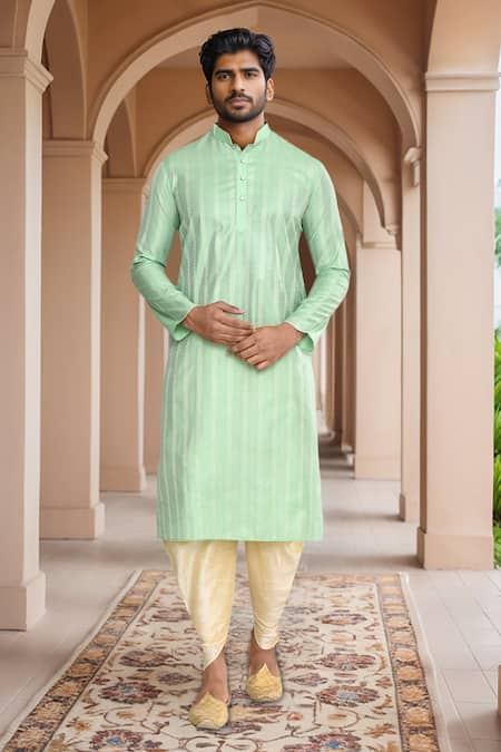 Arihant Rai Sinha Brocade Woven Straight Kurta & Patiala Set 