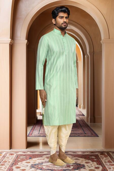 Buy Arihant Rai Sinha Green Brocade, Silk Woven Kurta And Patiala Set Online at Aza Fashions Buy_Arihant Rai Sinha_Green Brocade, Silk Woven Kurta And Patiala Set_Online_at_Aza_Fashions