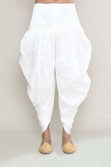 Shop_Arihant Rai Sinha_Green Kurta Brocade, Patiala Pant Art Silk Geometric Motif With